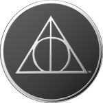 Alternative view 1 of PopSockets Enamel Harry Potter - Deathly Hallows