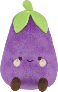 Title: EDWARD THE EGG PLANT PLUSH- 8 in. medium