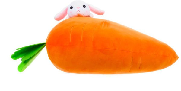 Milk Tea Carrot Cushion 20 IN MOCHI Plush, Amuse Licensed Series