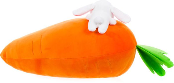 Milk Tea Carrot Cushion 20 IN MOCHI Plush, Amuse Licensed Series