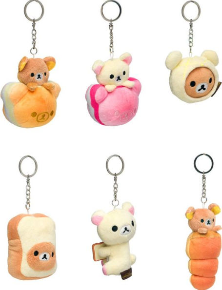 San-x Rilakkuma Ball Chain Key Chain IP4 1-Inch Mini-Figure