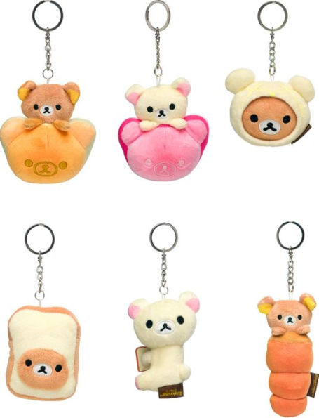 Rilakkuma Bakery Plush Keychain Blind Box