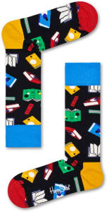 Happy Socks Men's Book Lover Crew Sock