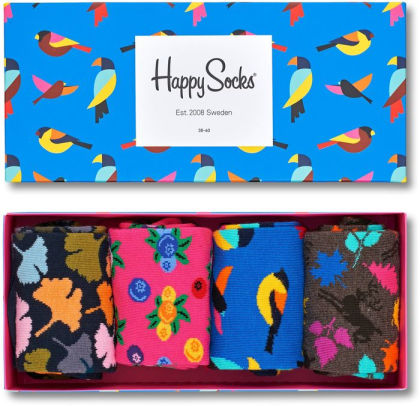 Happy Socks Ladies Forest 4Pk Gift Box 