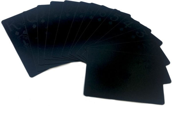 Patterned Playing Cards Black