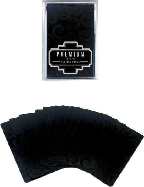 Patterned Playing Cards Black