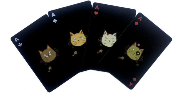 Patterned Playing Cards Cats