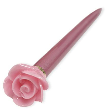 Rose Flower Topper Boxed Pen