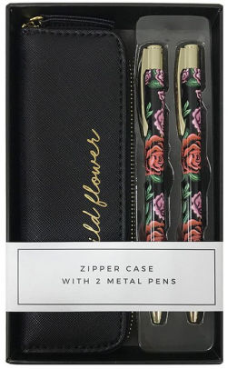 Saffiano Leatherette Pen Case