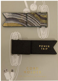 Title: Cord Holder Leatherette 2 Pc Power Trip