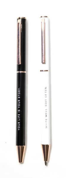 Black and Marble Mechanical Pen & Pencil set