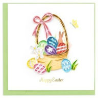 Easter Greeting Card Quilling Easter Basket