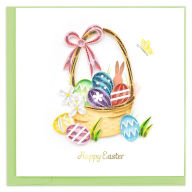 Easter Greeting Card Quilling Easter Basket