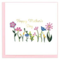 Mother's Day Greeting Card Quilling Mother's Day Wildflowers
