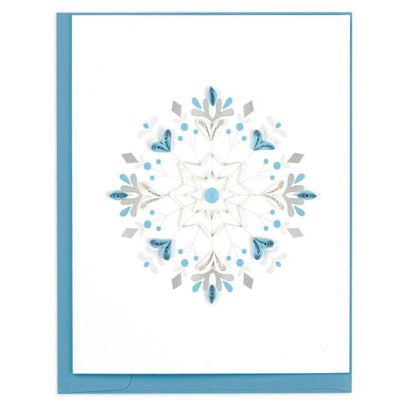 Quilling Winter Snowflake Stationery Set