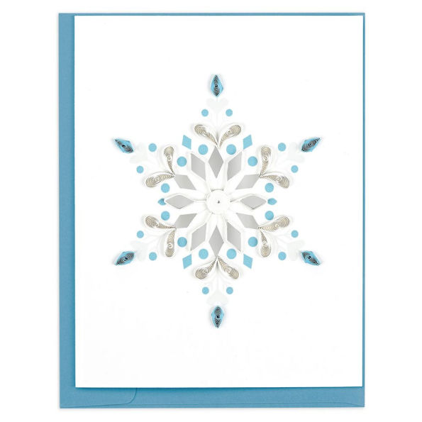 Quilling Winter Snowflake Stationery Set