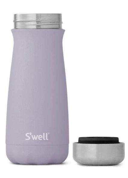 Purple and Green Hearts 25 oz Swell Water Bottle / Thermos