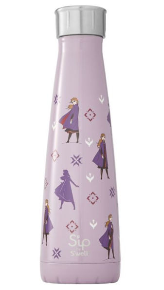 S'ip by S'Well 15 oz. Water Bottle - Disney Frozen 2 - Brave Princess