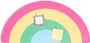 Alternative view 4 of U Brands Rainbow Cork Board