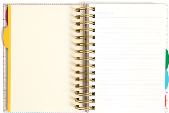 U Brands Spiral Tabbed Notebook,