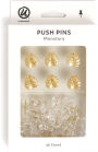 U Brands Fashion Push Pins, Monstera