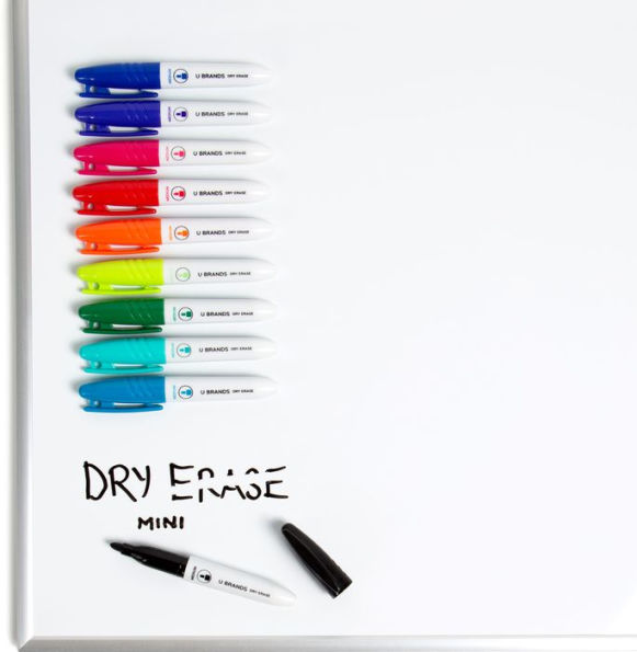 U Brands Fashion Pastel Medium Point Dry Erase Markers, 6-Count 