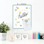Alternative view 2 of U Brands 11x14 Citrus Squeeze Dry Erase Contrempo Board