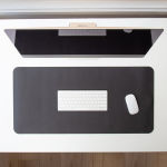 Alternative view 5 of U Brands FSC 31.5x15 Black Pleather + Cork Double-Sided Desk Pad