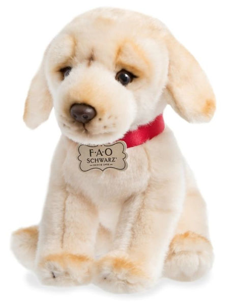 FAO Toy Plush Puppy Floppy Labrador 10inch