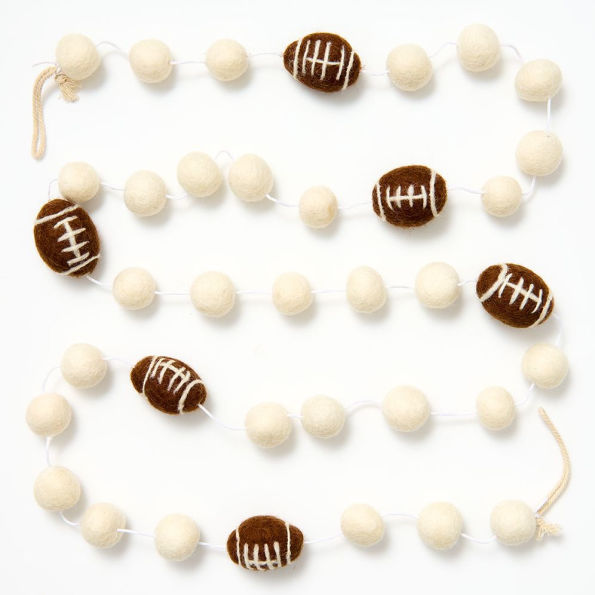 Football Felt Garland