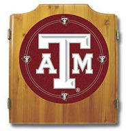 Title: Texas A&M University Dart Cabinet - Includes Darts and Board