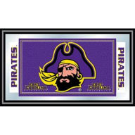 Title: East Carolina University Framed Team Logo Mirror