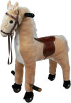 Alternative view 1 of HAPPY TRAILST Plush Walking Horse with Wheels and Foot Rest