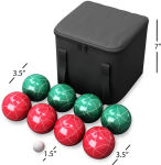 Alternative view 2 of Bocce Ball 9 Piece Set with Easy Carry Nylon Bag