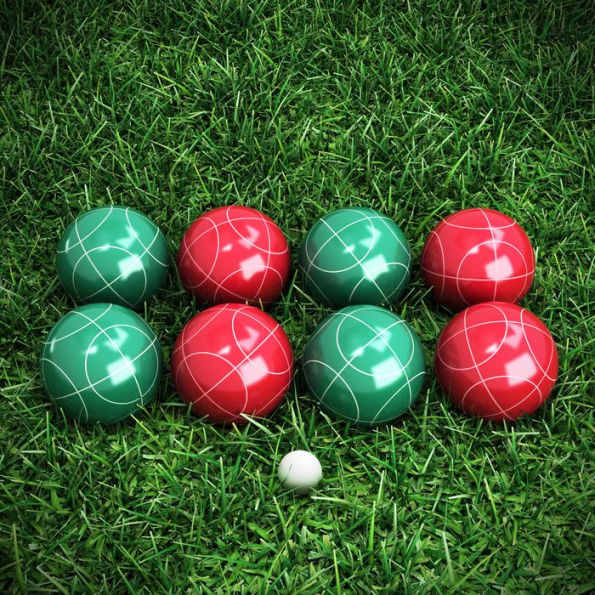 Bocce Ball 9 Piece Set with Easy Carry Nylon Bag