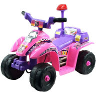 Title: Lil Rider 4 Wheel Battery Operated Mini Atv - Pink-Purple