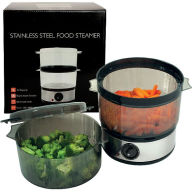 Title: 400 Watt Stainless Steel Food Steamer - 4 Quart Capacity