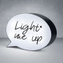 Mini Speech Bubble LED Lightbox - Cool White LED