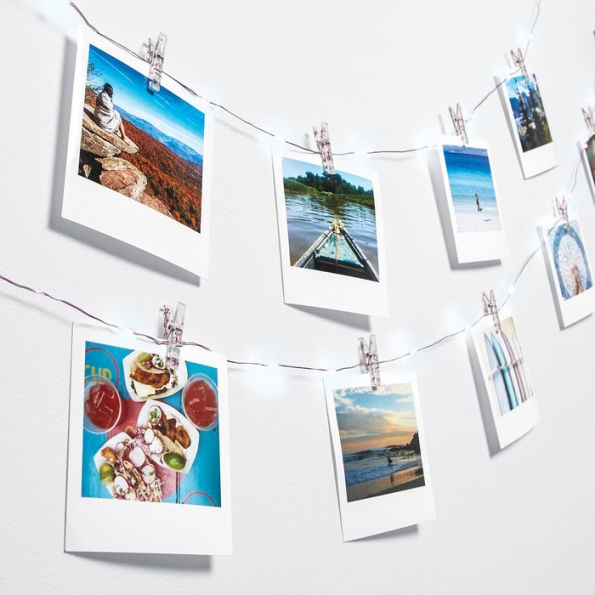 Glitter Photo Clip String Lights