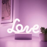 Alternative view 1 of Mini Love Neon LED Light