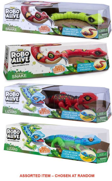 Robo Alive Robotic Lizard & Snake Series 1 (Assorted, Styles Vary)