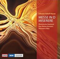 Johann Adolf Hasse: Messe in D; Miserere