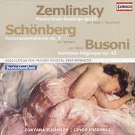 Zemlinsky: Maeterlinck-Ges¿¿nge, Op. 13; Sch¿¿nberg: Kammersymphonie, Op. 9; Busoni: Berceuse ¿¿l¿¿giaque, Op. 42