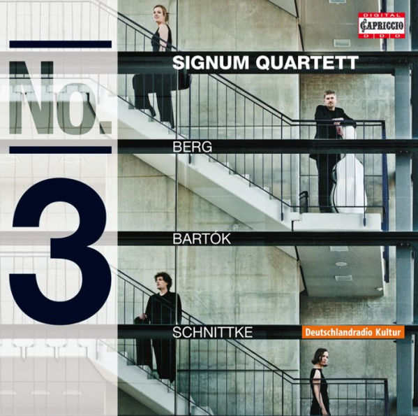 String Quartets Nos. 3: Berg, Bart¿¿k, Schnittke