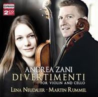 Andrea Zani: Divertimenti for violin and cello