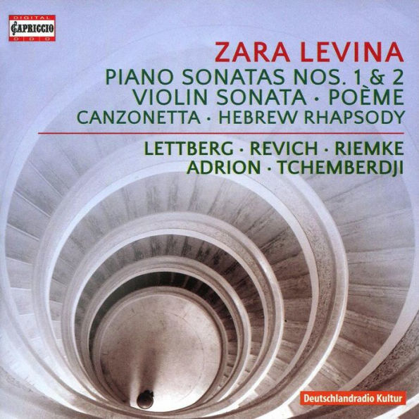 Zara Levina: Piano Sonatas Nos. 1 & 2; Violin Sonata; Po¿¿me; Canzonetta; Hebrew Rhapsody