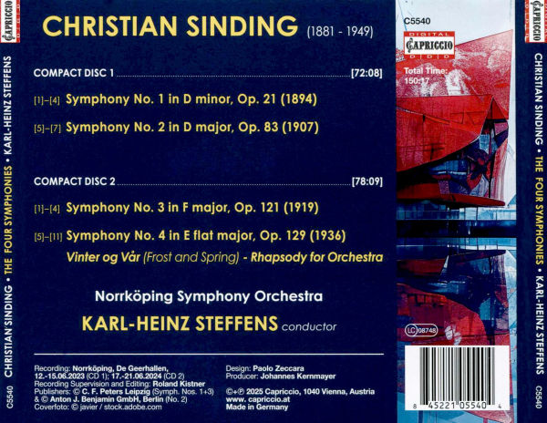 Christian Sinding: The Symphonies