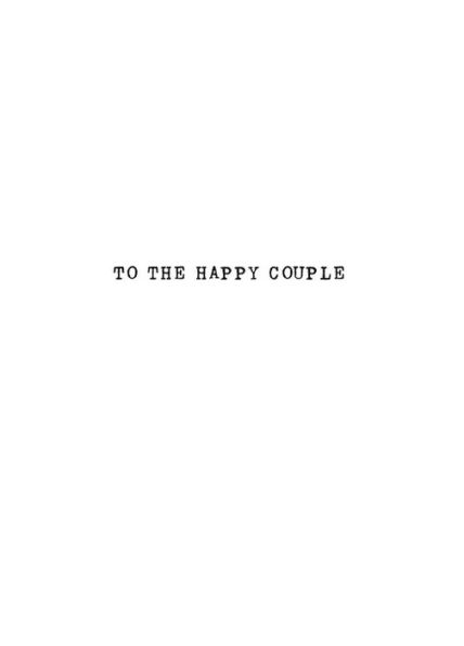 Cheers My Deers Wedding Card
