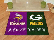 Title: Fanmats 08462 Nfl - Minnesota Vikings - Green Bay Packers All-Star House Divided Rug