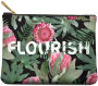 Flourish Medium Zippered Pouch